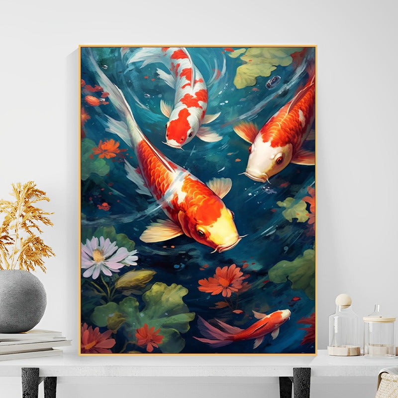 Tableau Carpe Koi ’Testuki’ - 2 / 30X40