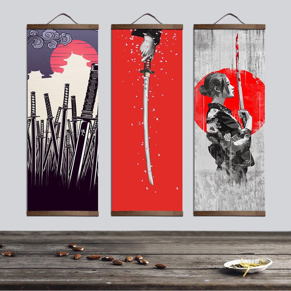 Tableau Japonais Sakura ’Samurai’