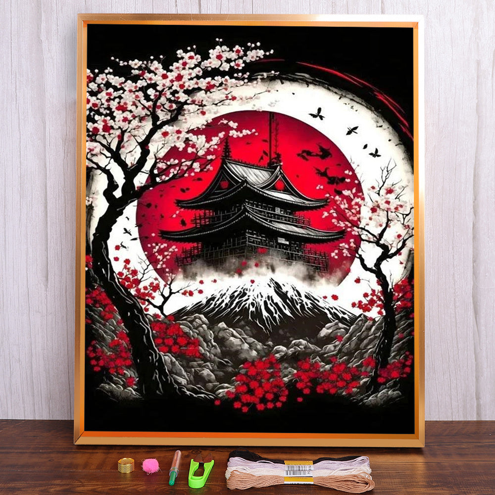 Tableau Japonais Traditionnel ’Ukiyo’ - 4 / 20x30cm