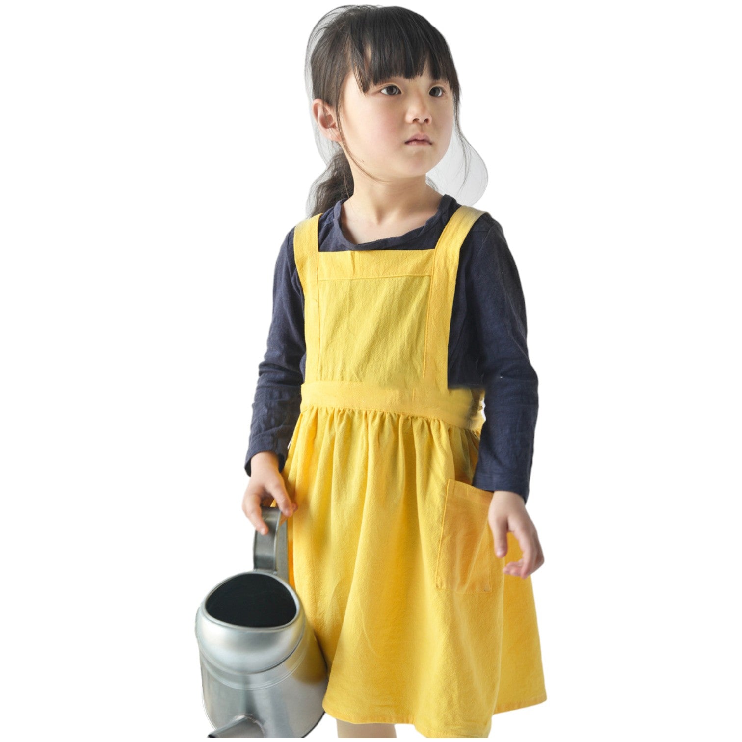 Tablier japonais enfant - Jaune / 3 à 6 ans