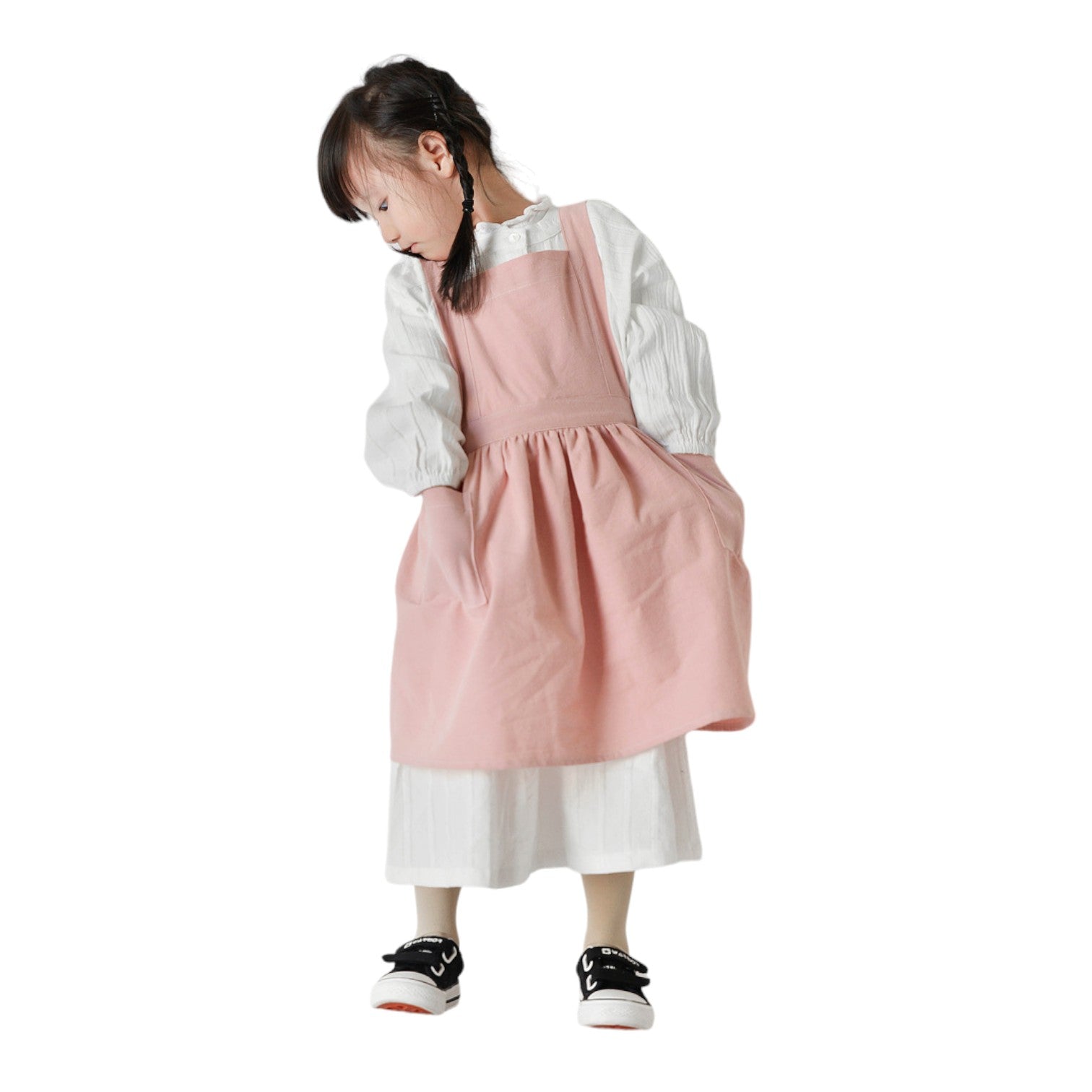 Tablier japonais enfant - Rose / 3 à 6 ans