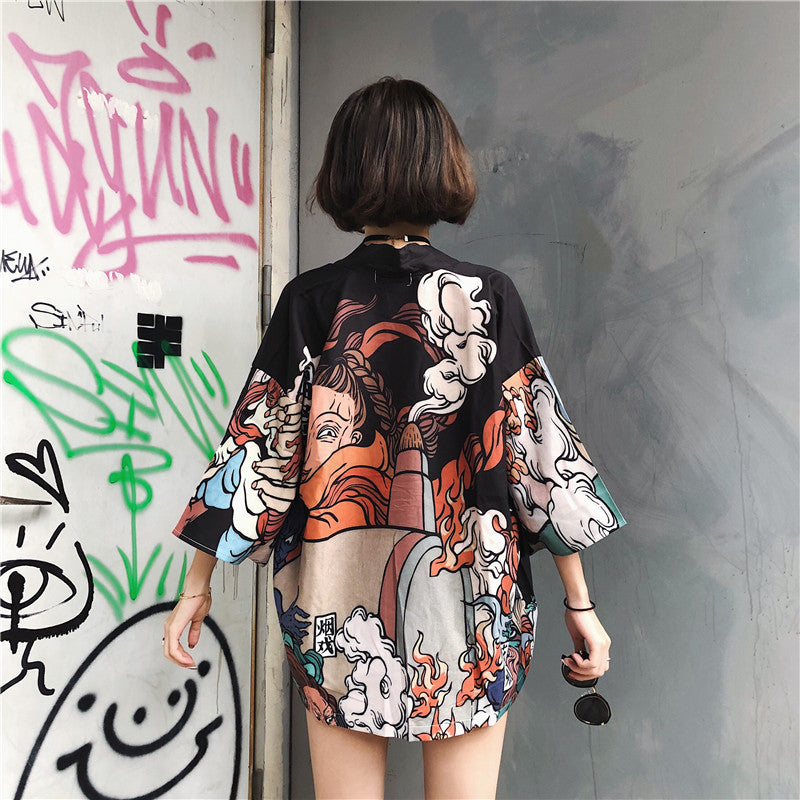 Veste de Kimono Furisode ’Shizuka’