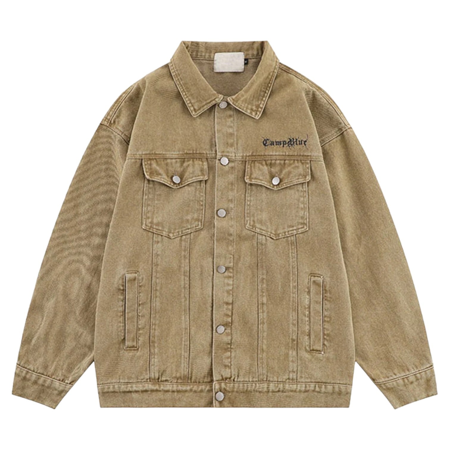 Veste Denim Retro Gothique - Beige / S