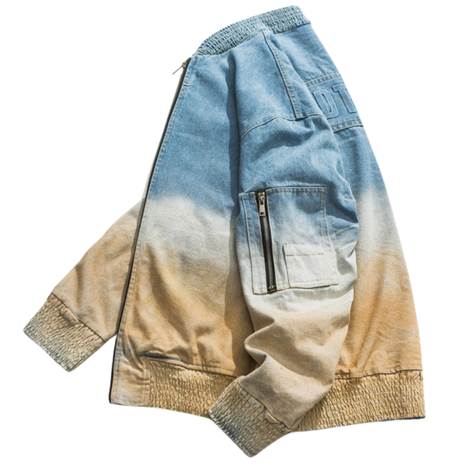 Veste en Jean Tie and Dye