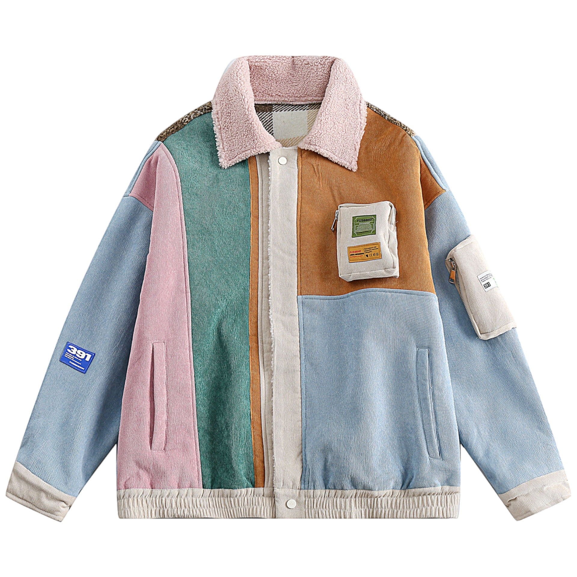 Veste Rétro Patchwork - M