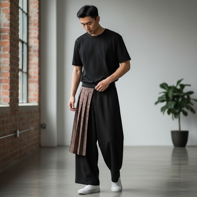 Pantalon hakama homme
