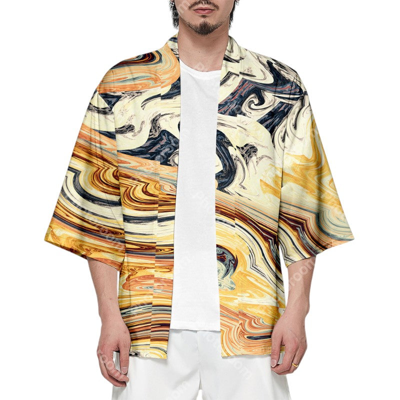 Kimono ample en satin