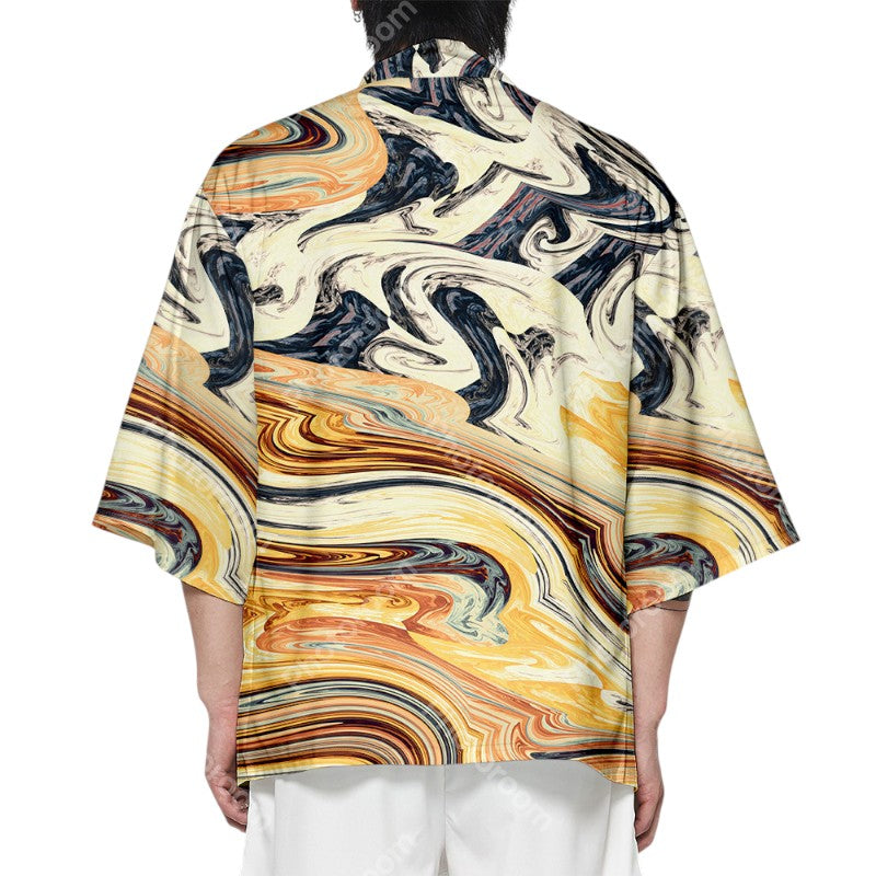 Kimono ample en satin