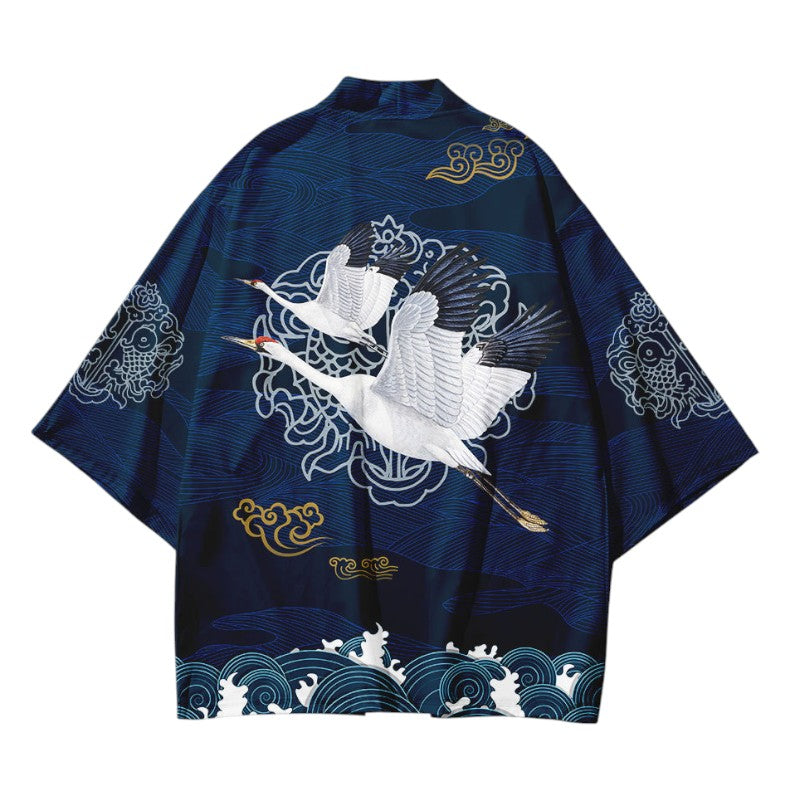 Kimono ample en satin