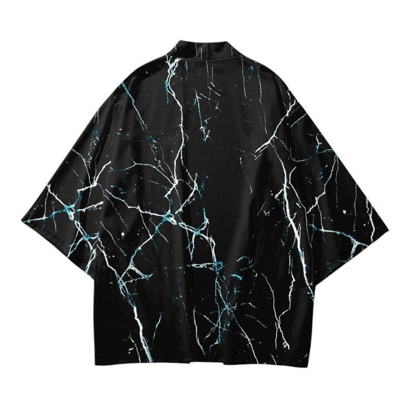 Kimono ample en satin