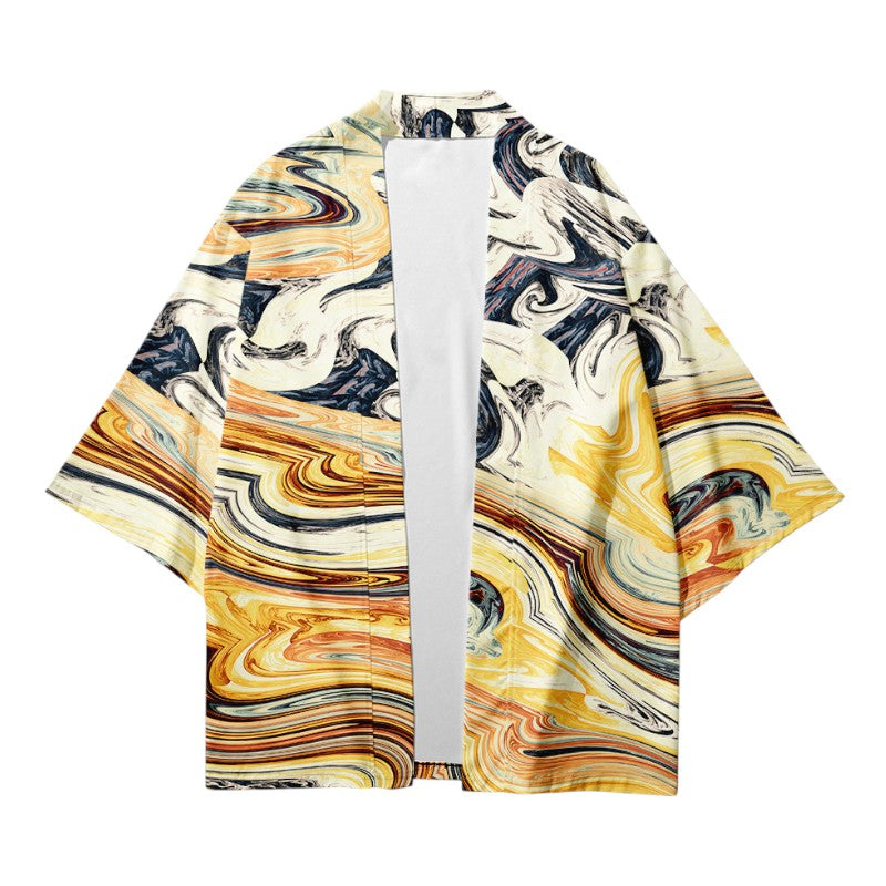 Kimono ample en satin
