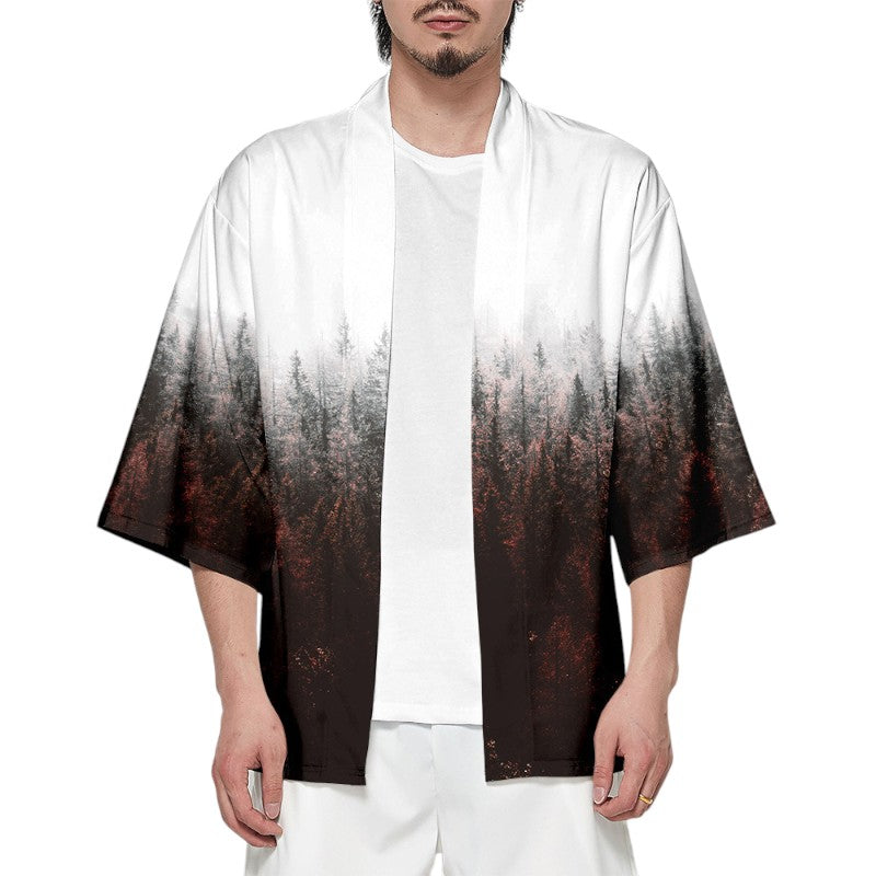 Kimono ample en satin