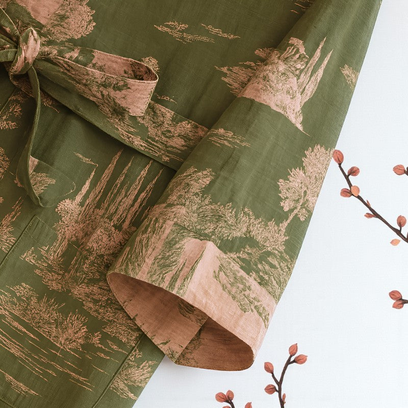 Peignoir homme kimono