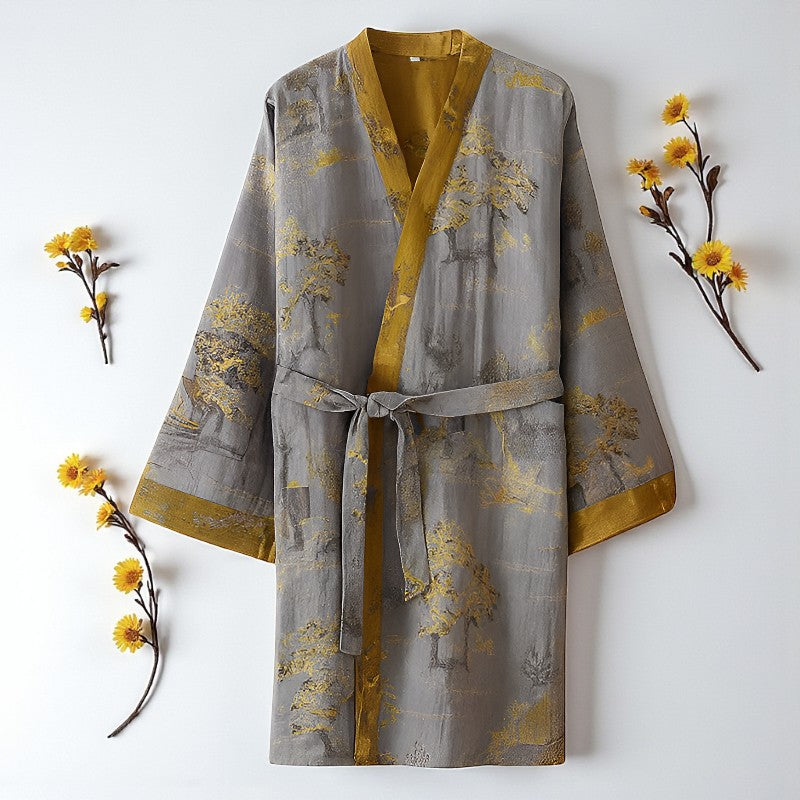 Peignoir homme kimono
