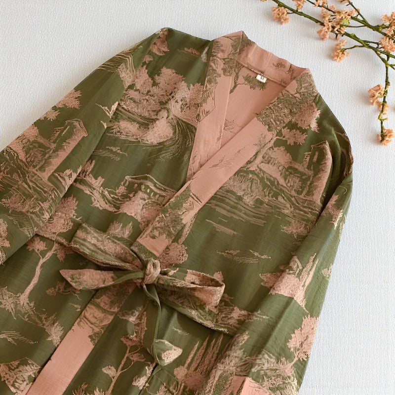Peignoir homme kimono