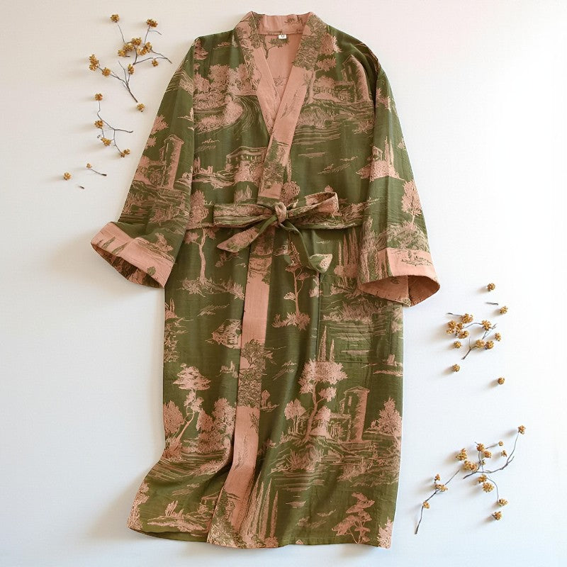 Peignoir homme kimono