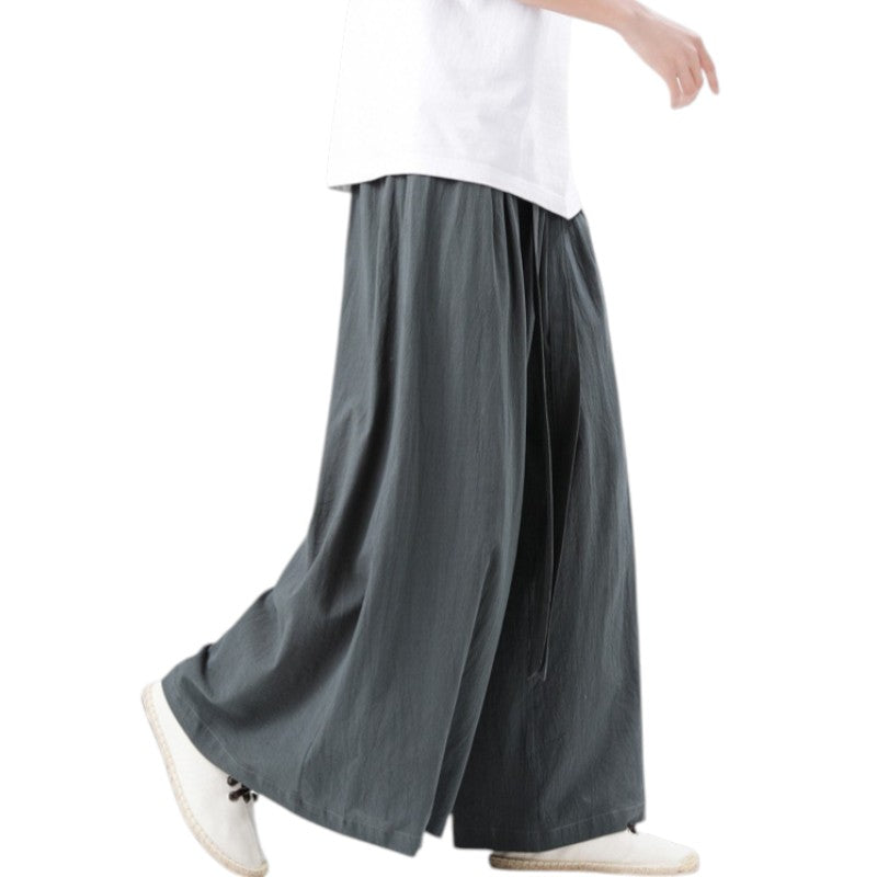 Pantalon large japonais homme