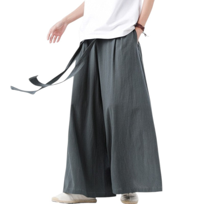 Pantalon large japonais homme