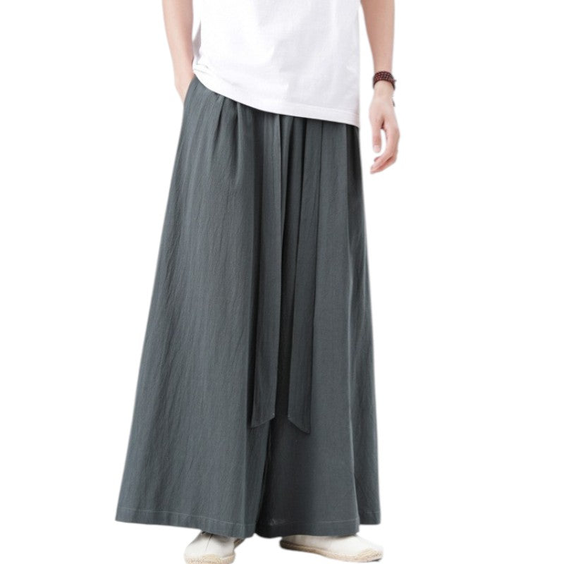 Pantalon large japonais homme