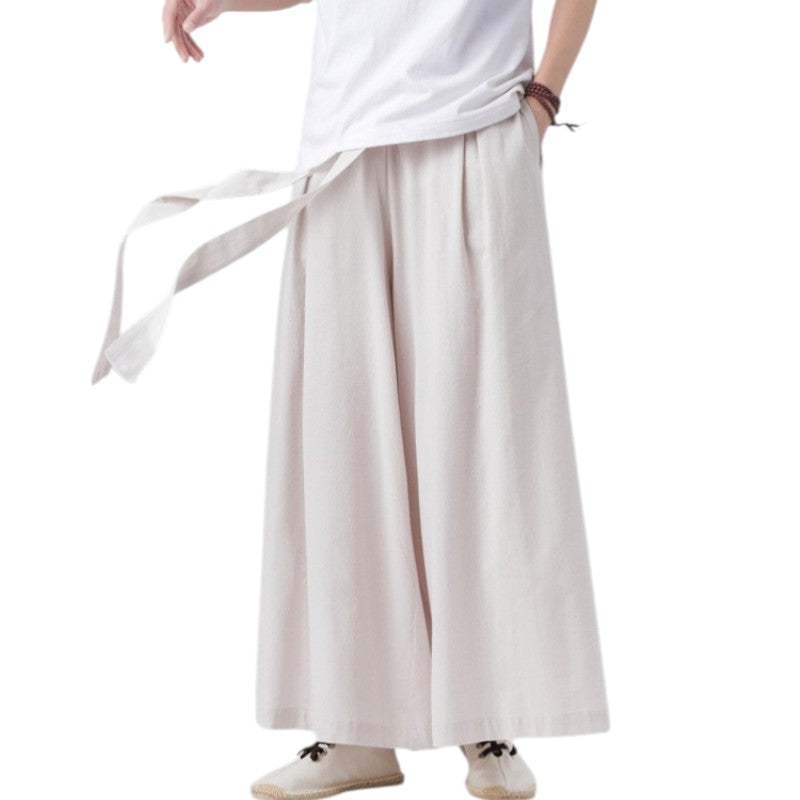 Pantalon large japonais homme