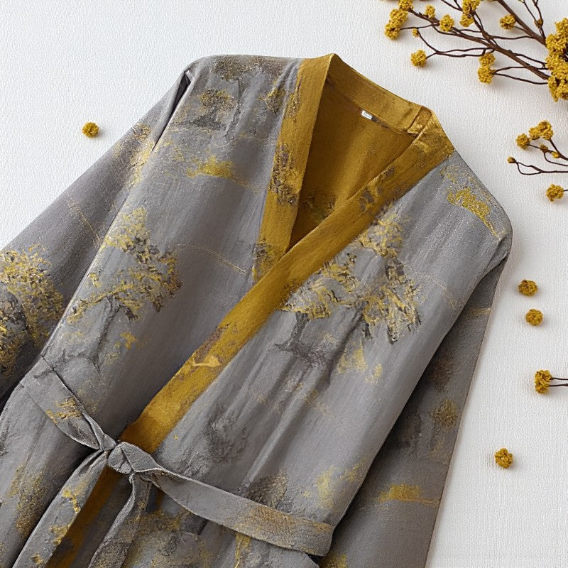 Peignoir homme kimono