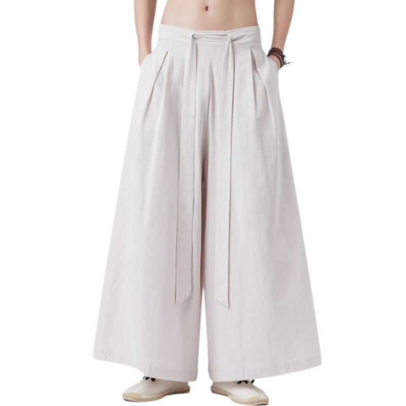 Pantalon large japonais homme