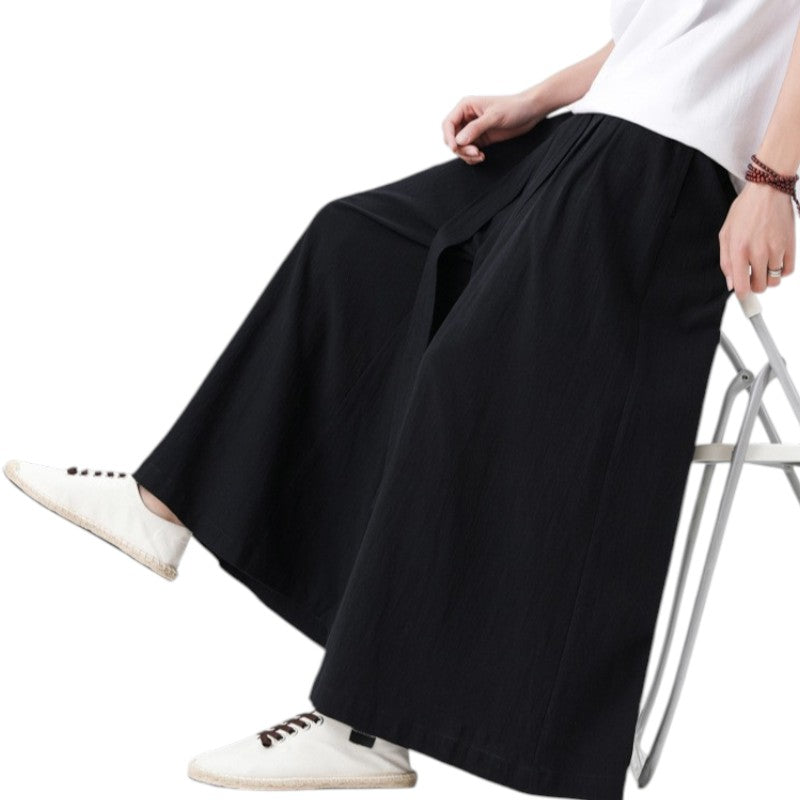 Pantalon large japonais homme