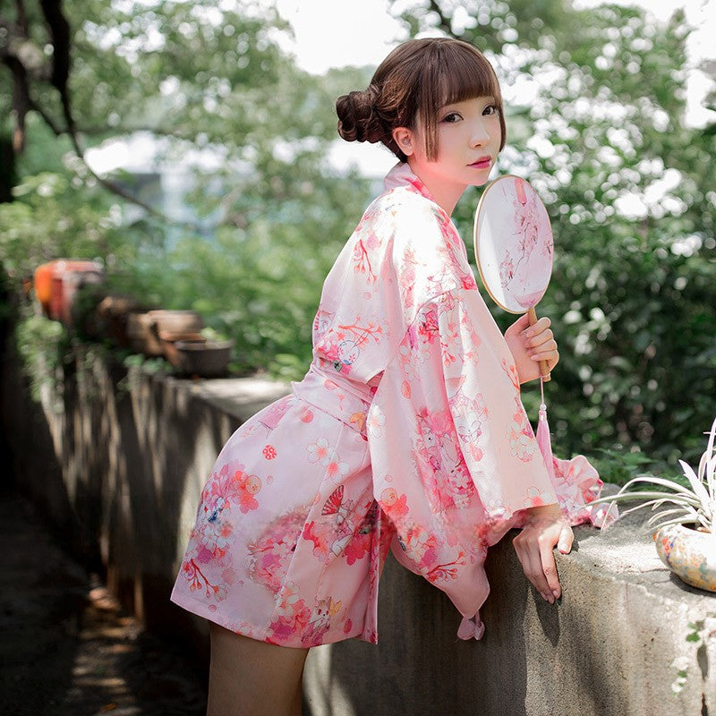 yukata femme court - Taille unique