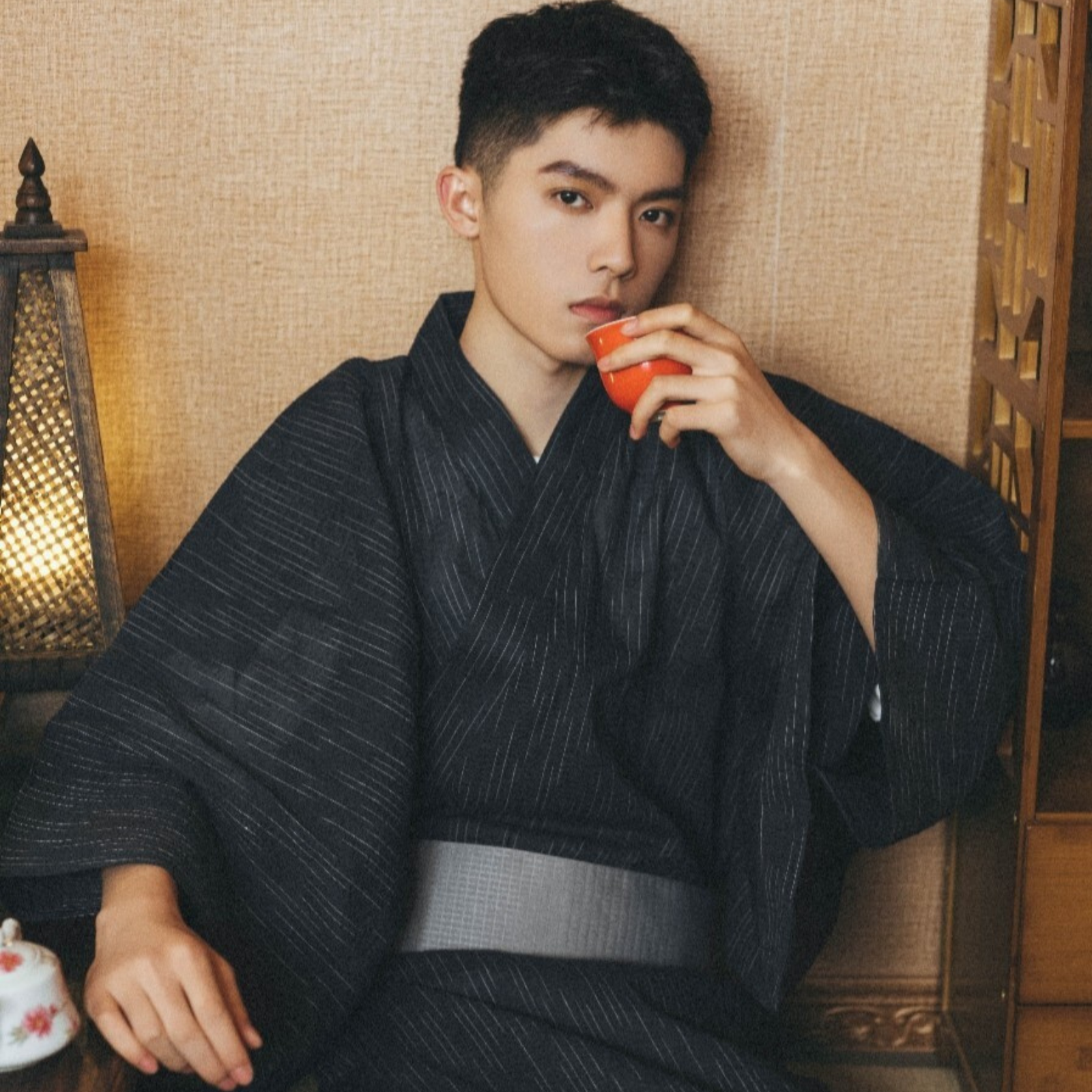 Yukata Homme Samourai - Taille unique