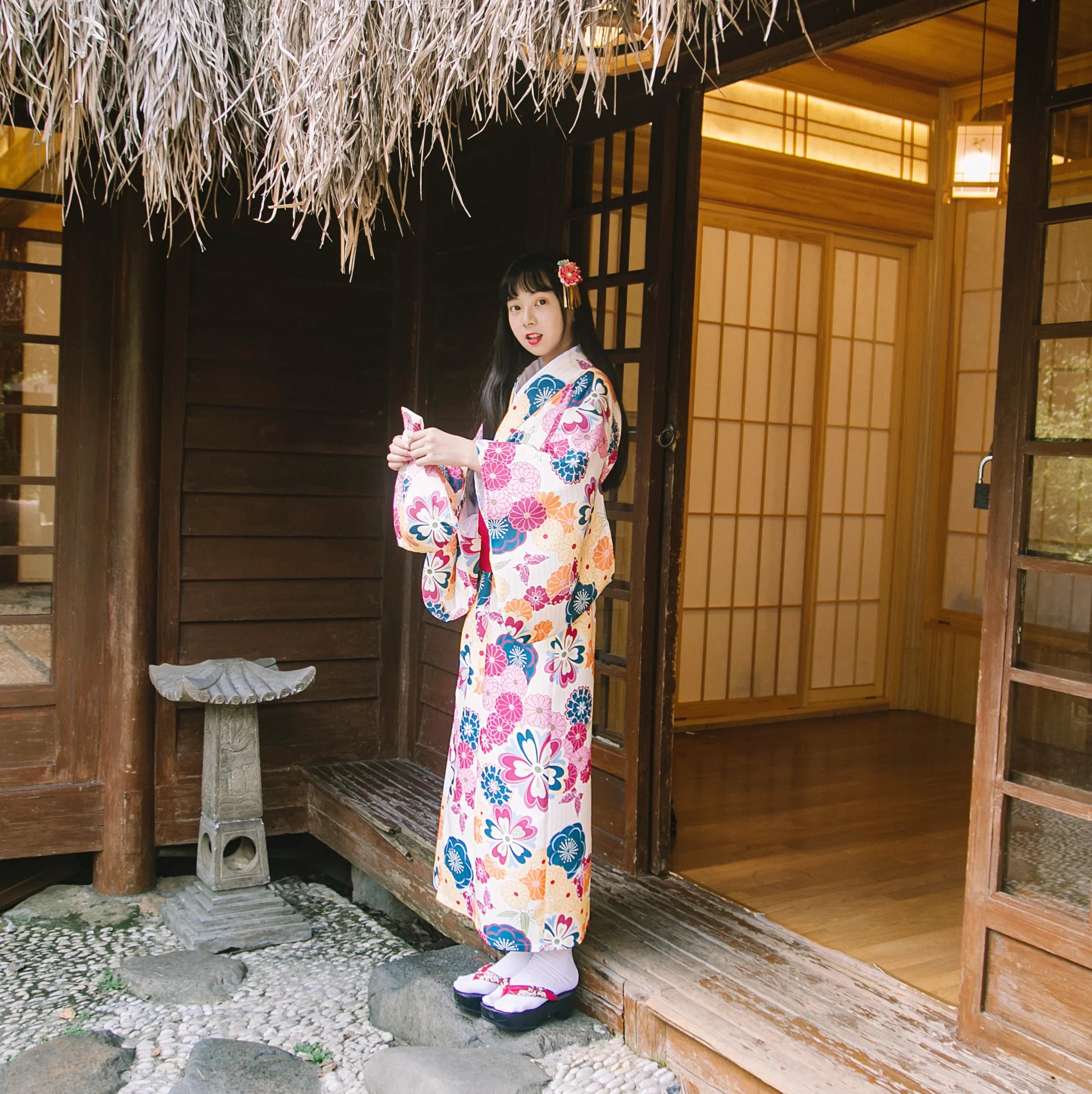 yukata traditionnel japonais femme